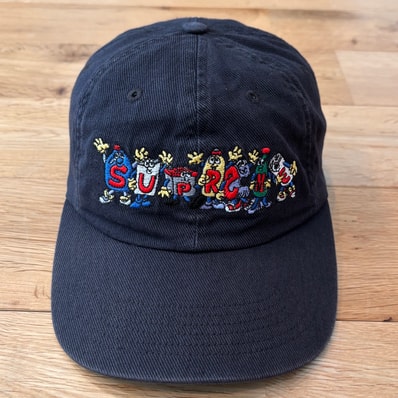 Supreme Friends 6-Panel シュプリーム フレンズ キャップ ブラック