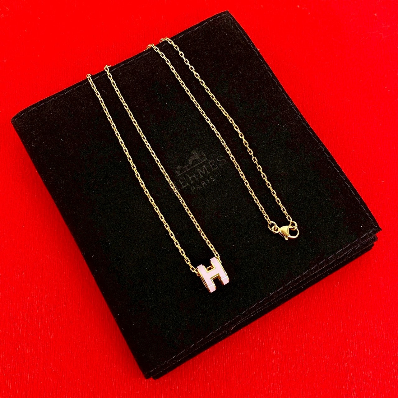 HERMES エルメス ミニ ポップアッシュ ネックレス GP ネックレス ゴールド
 18634