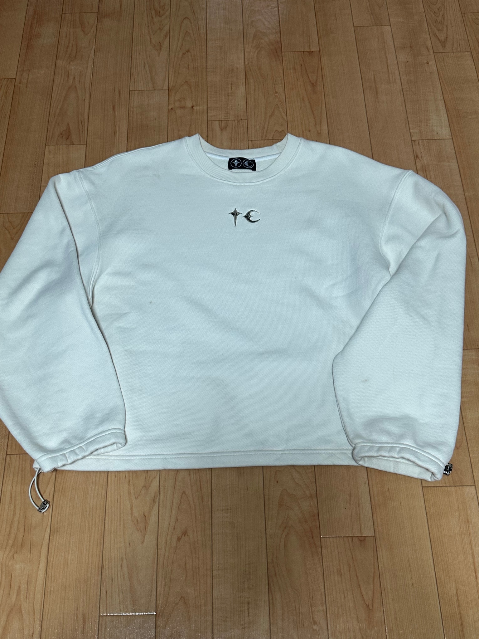 THUG CLUB Color Emblem Sweatshirt "Ivory"