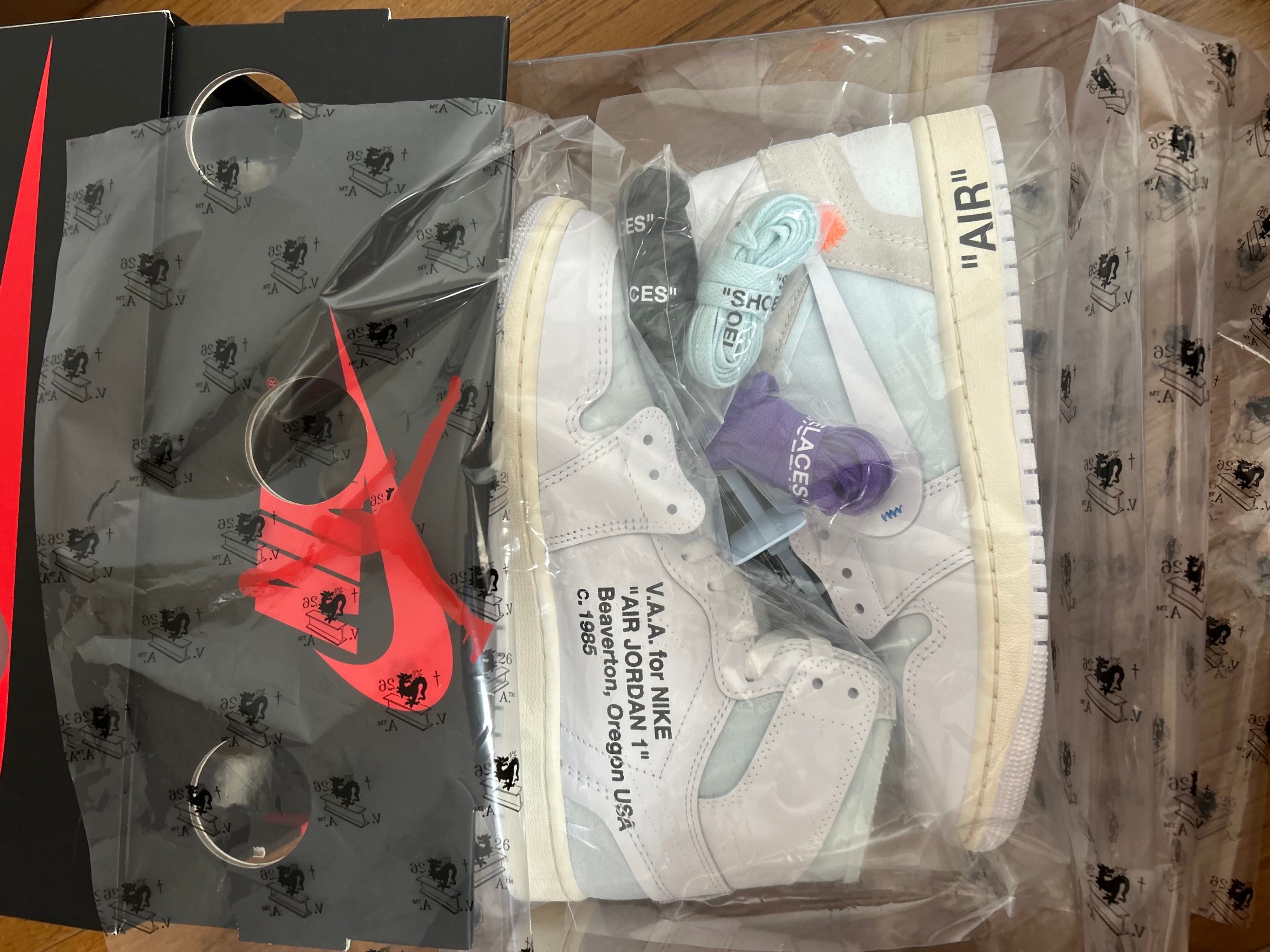 Virgil Abloh Archive (V.A.A.) × Nike Air Jordan 1 Retro High OG "Alaska"