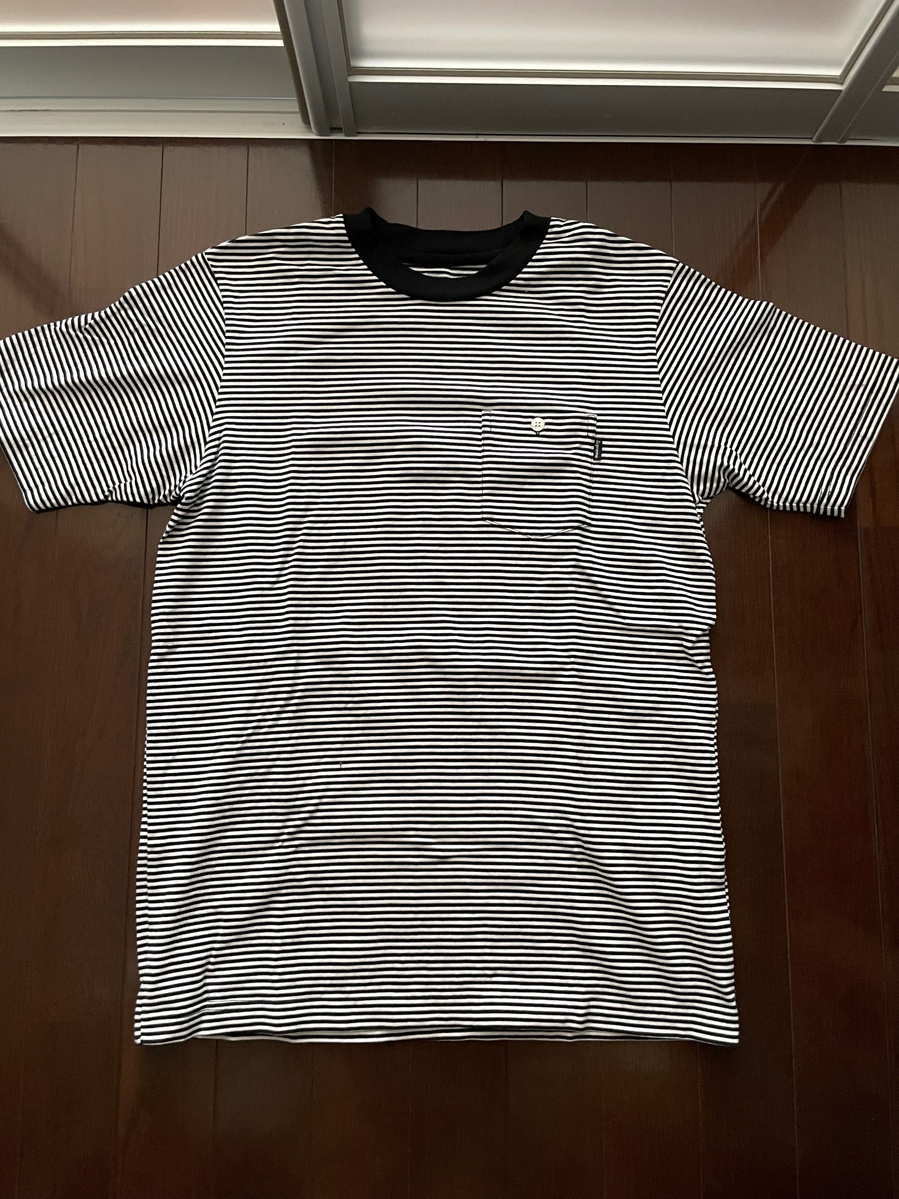 supreme border pocket tee 胸ポケ Tシャツ