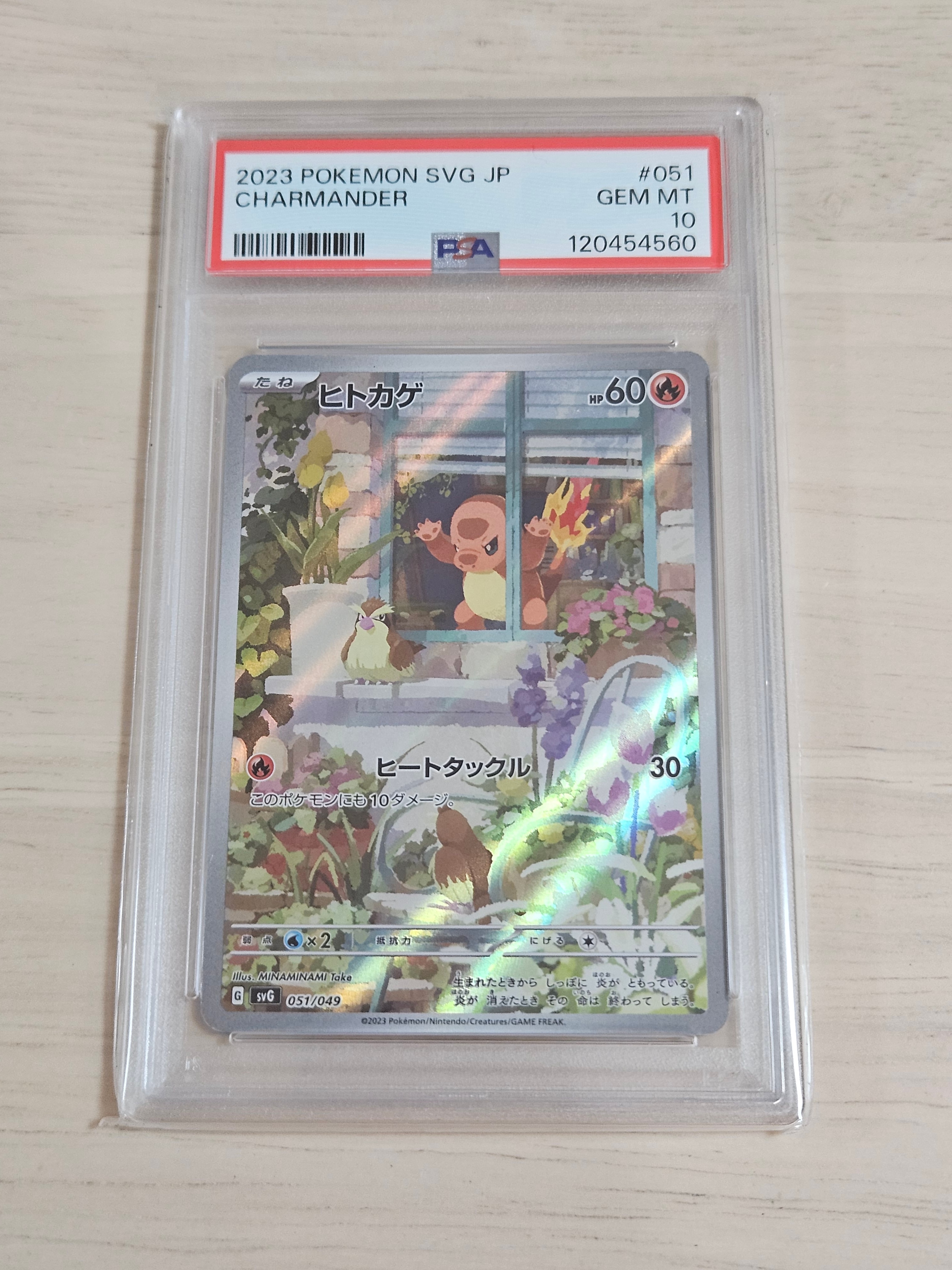 ヒトカゲ :フルイラスト [SVG 051/049](スペシャルデッキセットex「フシギバナ・リザードン・カメックス」)