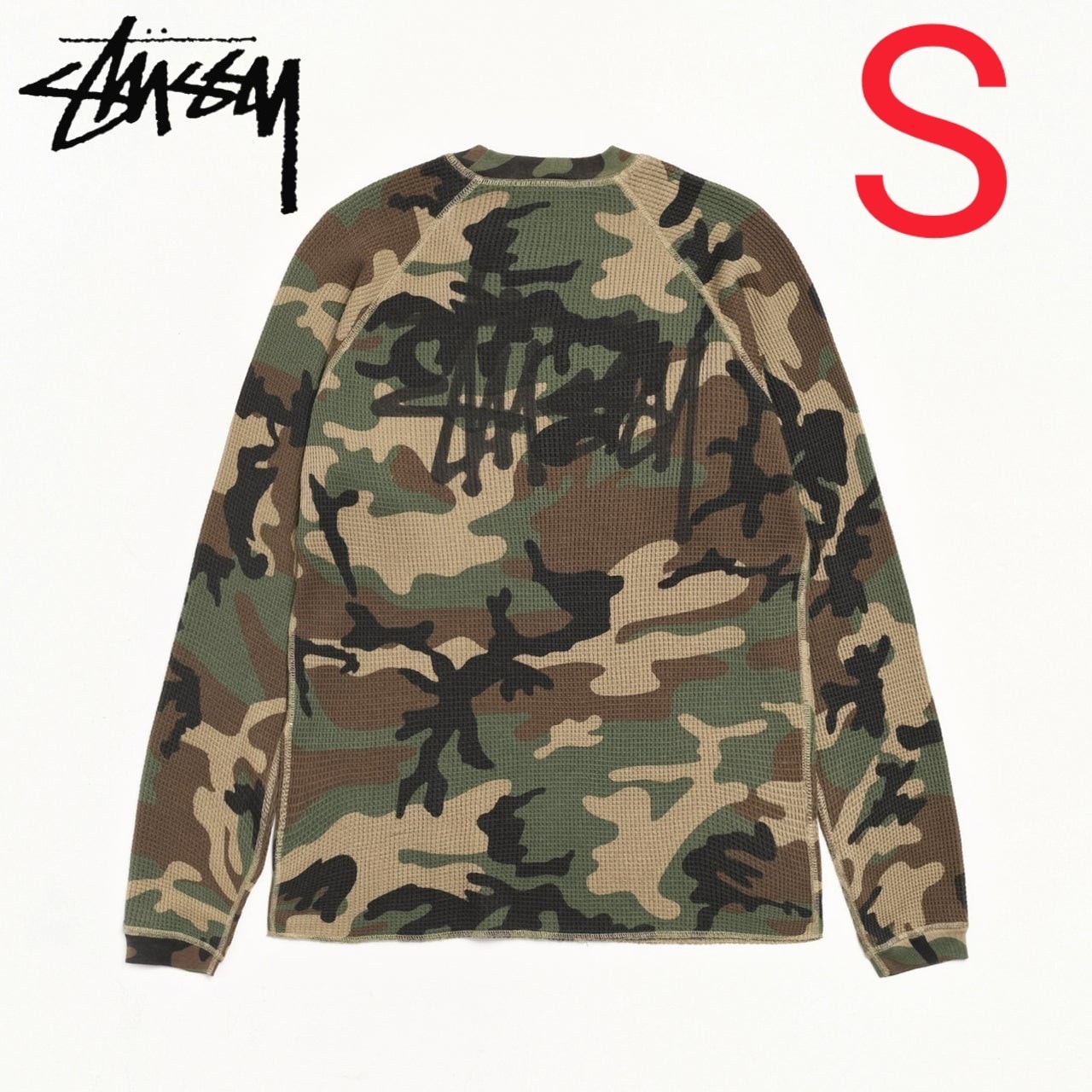 Stussy Basic Stussy Thermal "Woodland Camo"