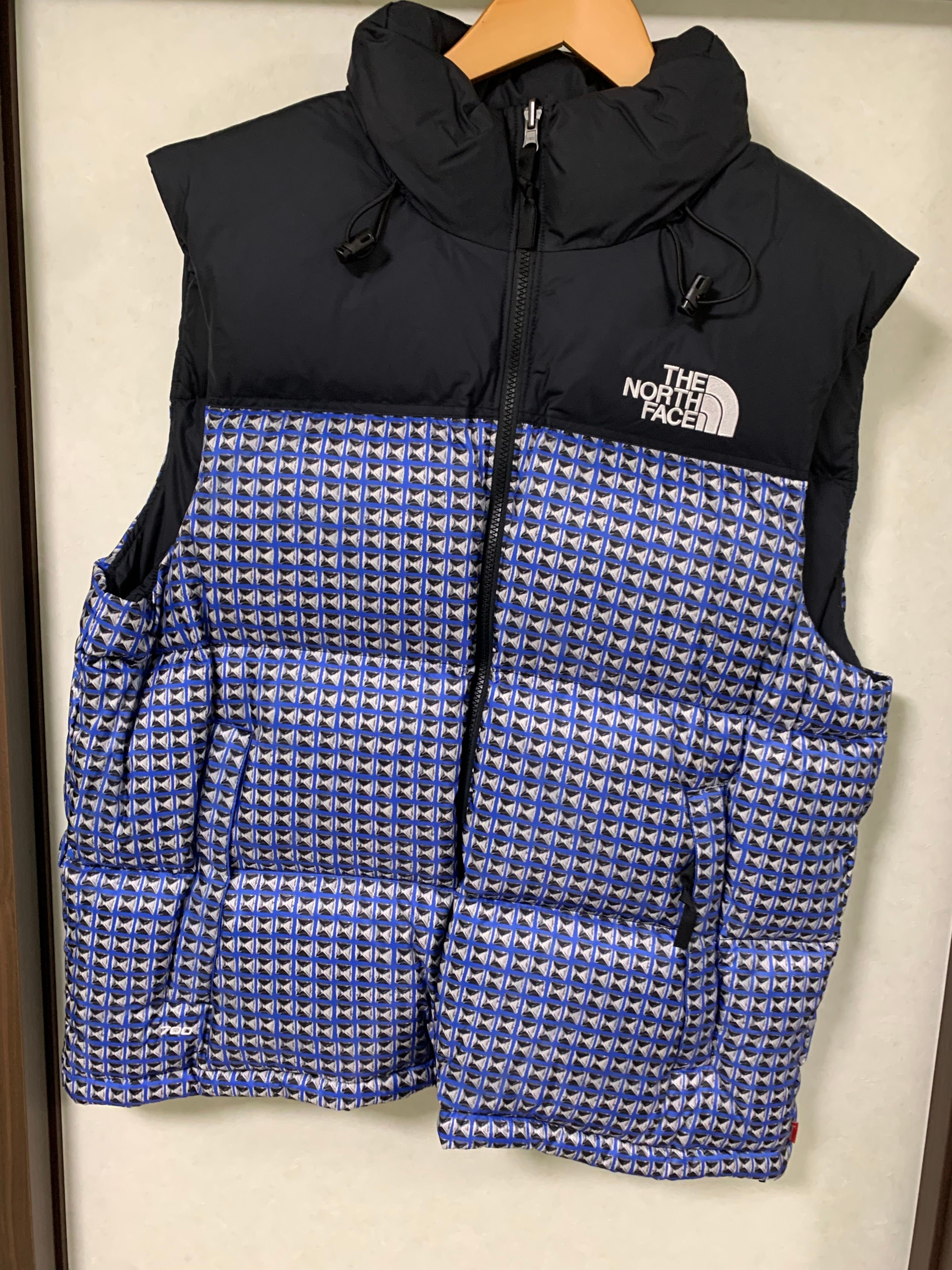 Supreme x The North Face Studded Nuptse Vest "Royal"