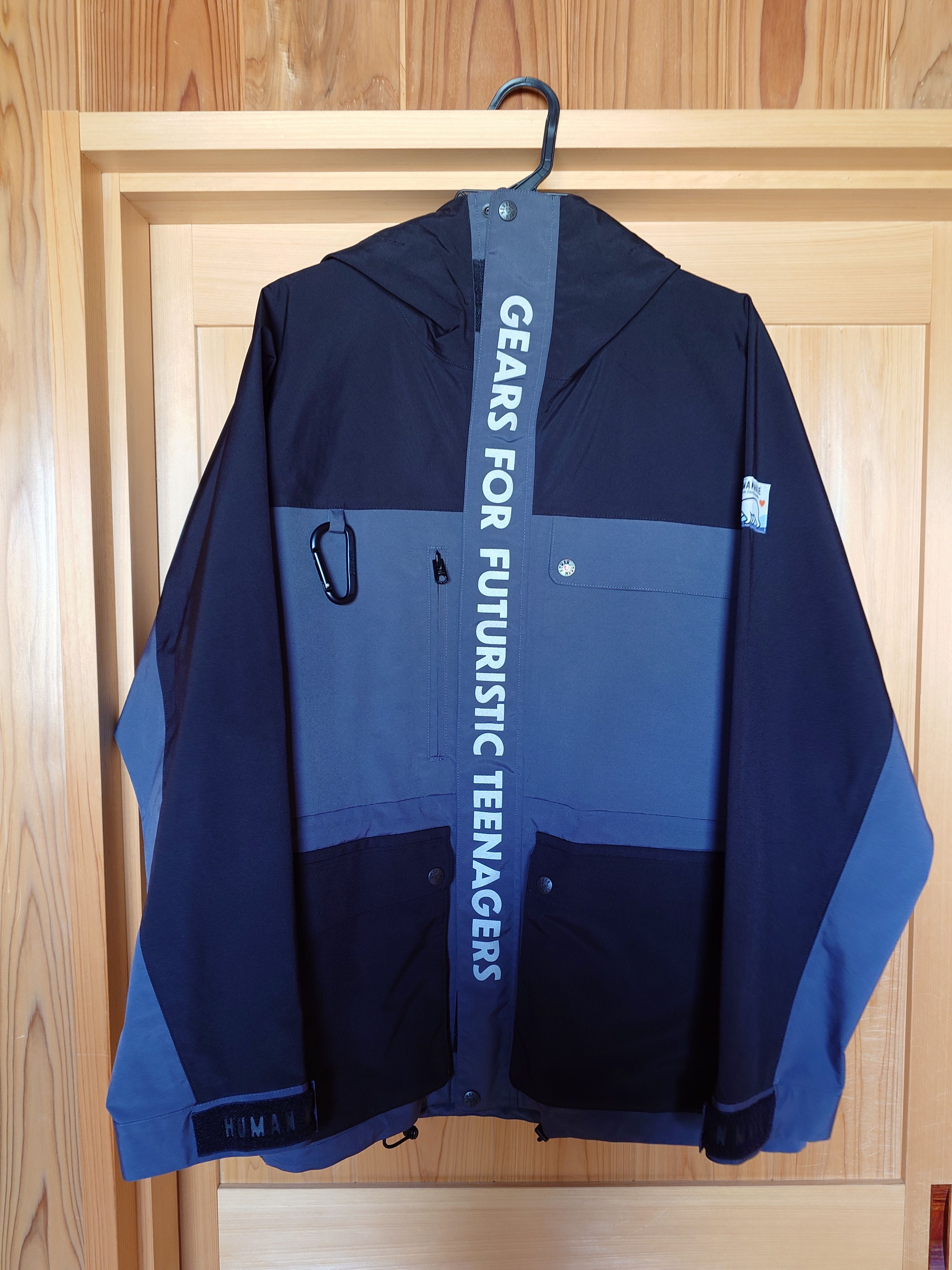 HUMAN MADE 3-LAYER SHELL JACKET "Black"