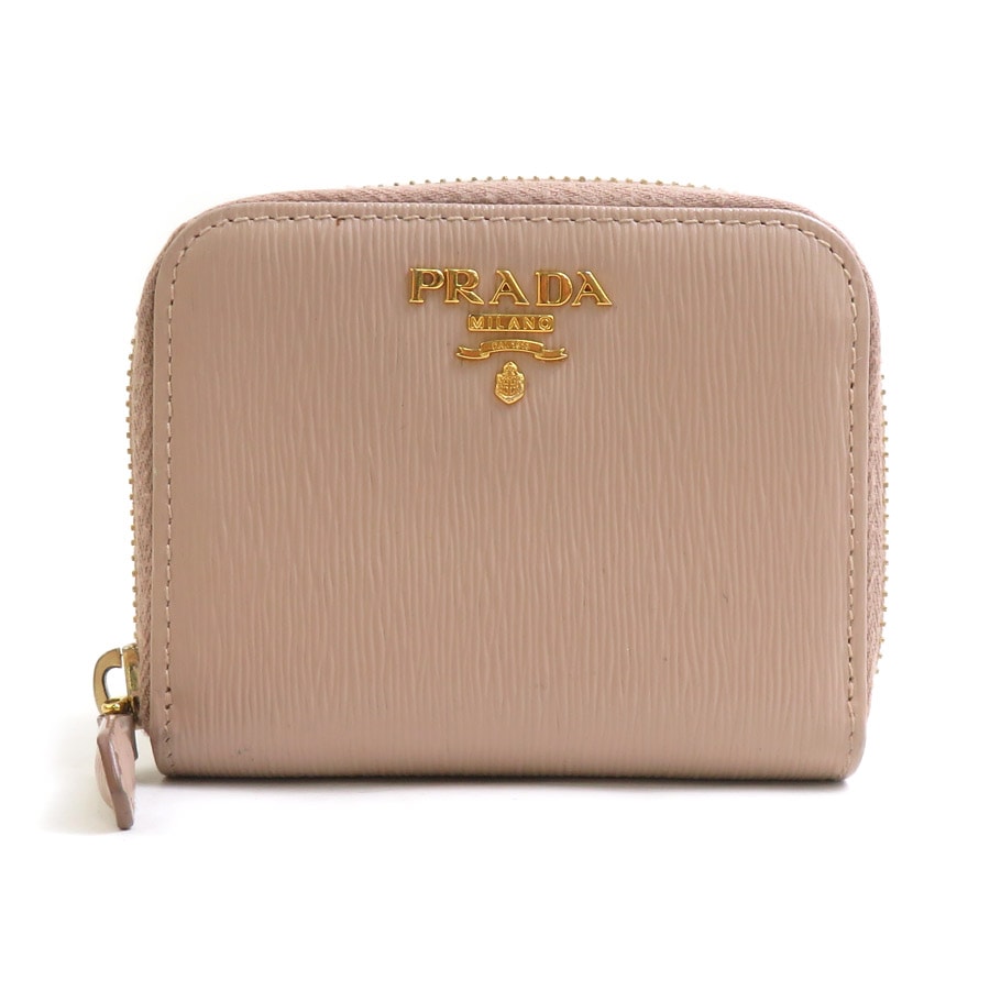 C (やや傷や汚れあり)】プラダ PRADA コインケース レザー ピンク