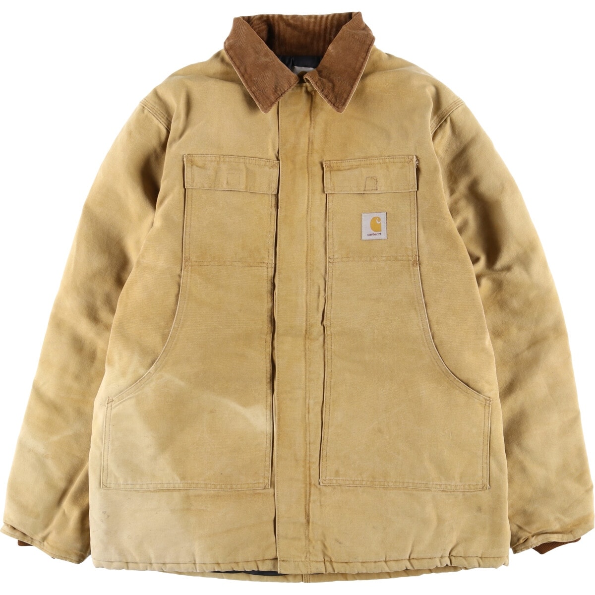 古着 90年代 カーハート Carhartt トラディショナルコート 中綿入り ダックワークジャケット USA製 メンズXL相当 ヴィンテージ/eaa579864