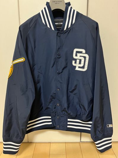 WIND AND SEA x MLB San Diego Padres Satin Blouson "Navy"
