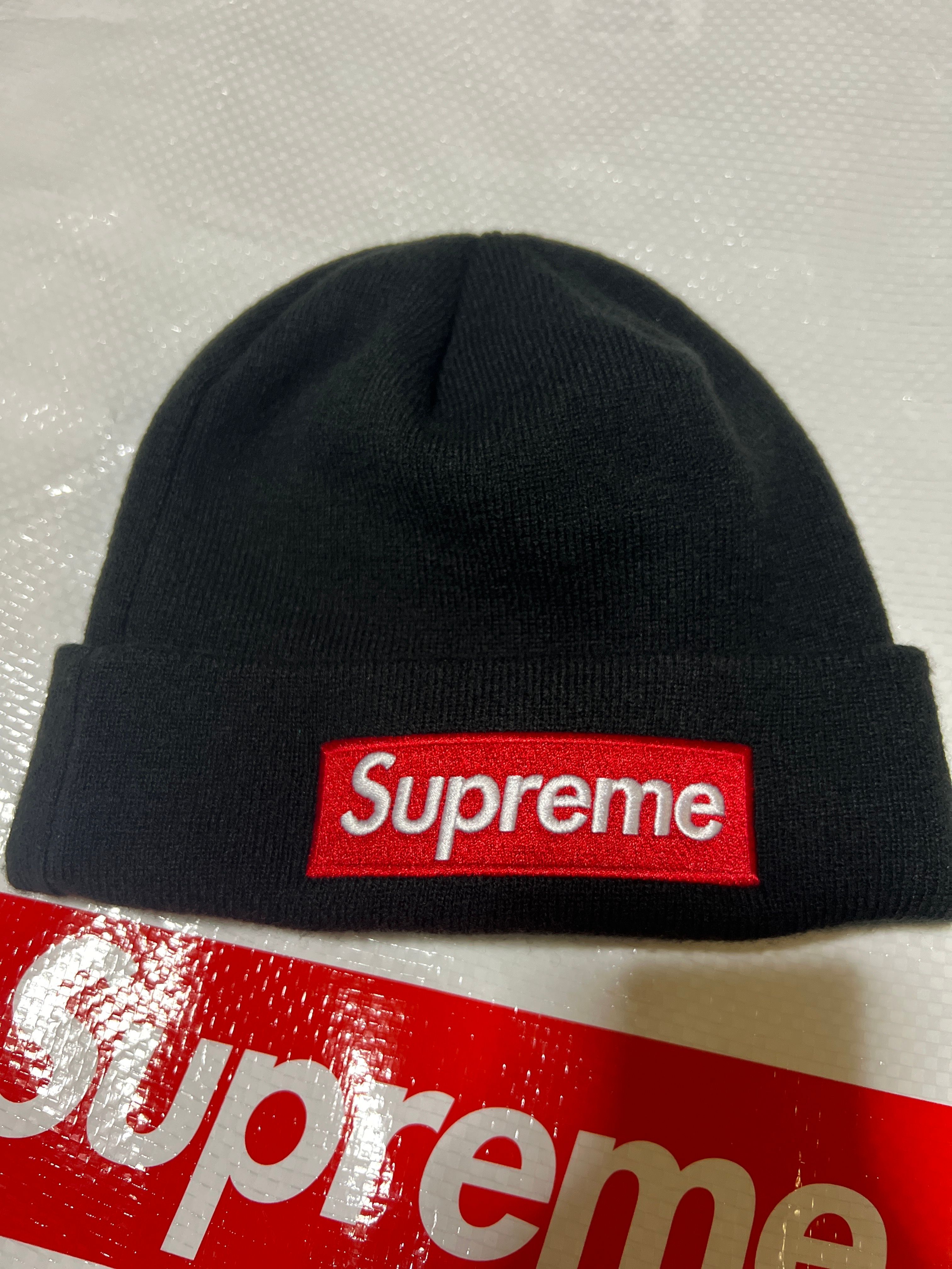 Supreme New Era Box Logo Beanie "Black"