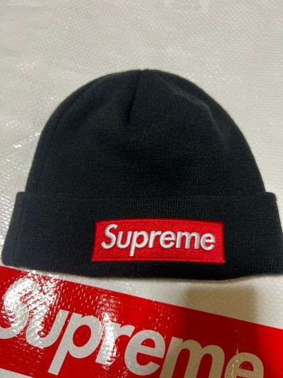 Supreme New Era Box Logo Beanie "Black"