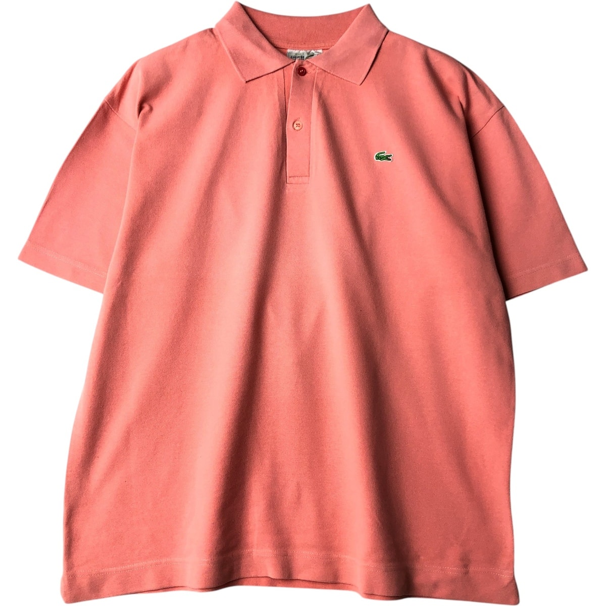 古着 80年代 ラコステ LACOSTE CHEMISE フレンチラコステ 半袖 ポロシャツ フランス製 メンズXL相当 ヴィンテージ/eaa622760