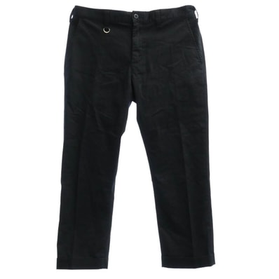SOPHNET. ソフネット パンツ 14AW SOPH-145089 ANKLE CUT PANT シンチバック アンクル カット テーパード パンツ ネイビー系 L【中古】