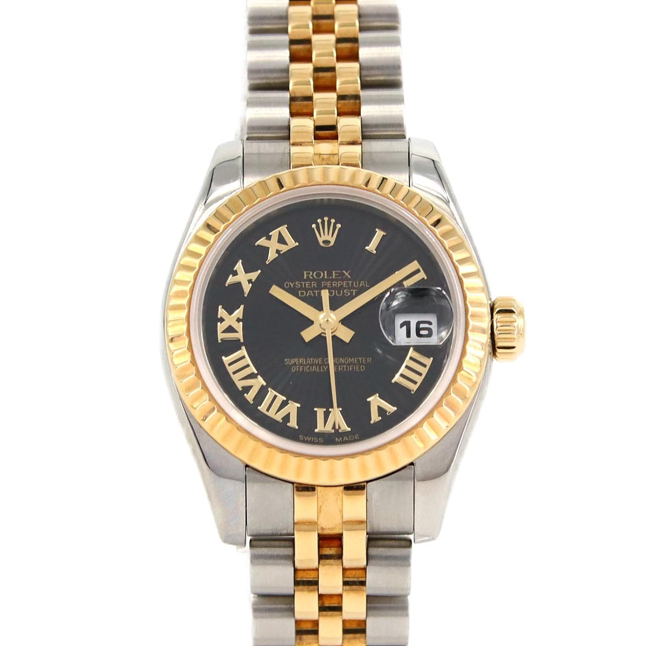 ロレックス デイトジャスト 179173 SSxYG 自動巻 D番