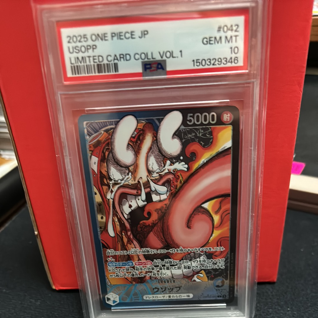 PSA10】ウソップ L [OP10-042](リミテッドカードコレクション「BASE