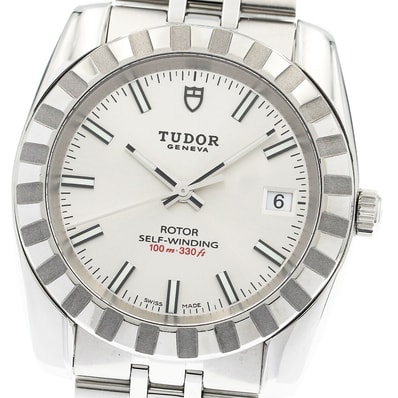 チュードル クラシック デイト 21010 自動巻き メンズ 【中古】