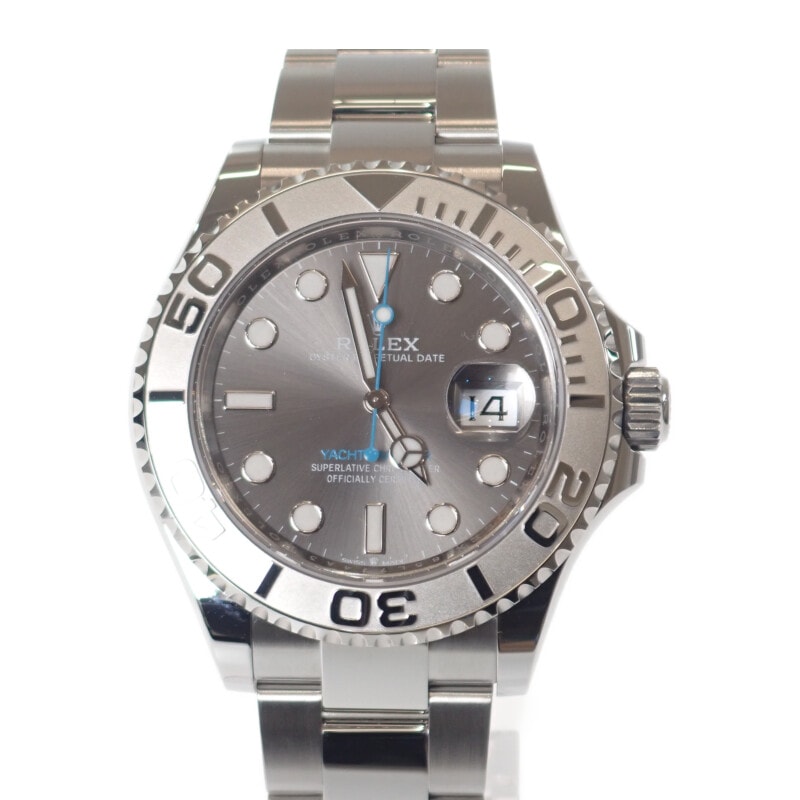 ロレックス ROLEX ヨットマスター 40 126622 腕時計 オイスタースチール プラチナ グレー 自動巻き スレート文字盤 メンズ【中古】【Sランク】