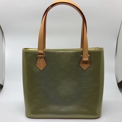 Louis Vuitton Houston Monogram Vernis "Lime Yellow"