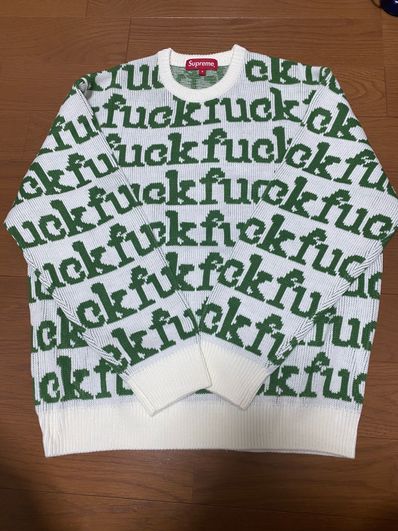 Supreme Fuck Sweater "White"