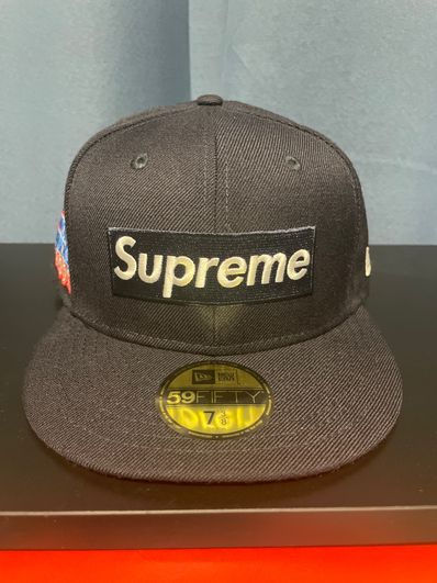 Supreme World Famous Box Logo New Era® "Navy"