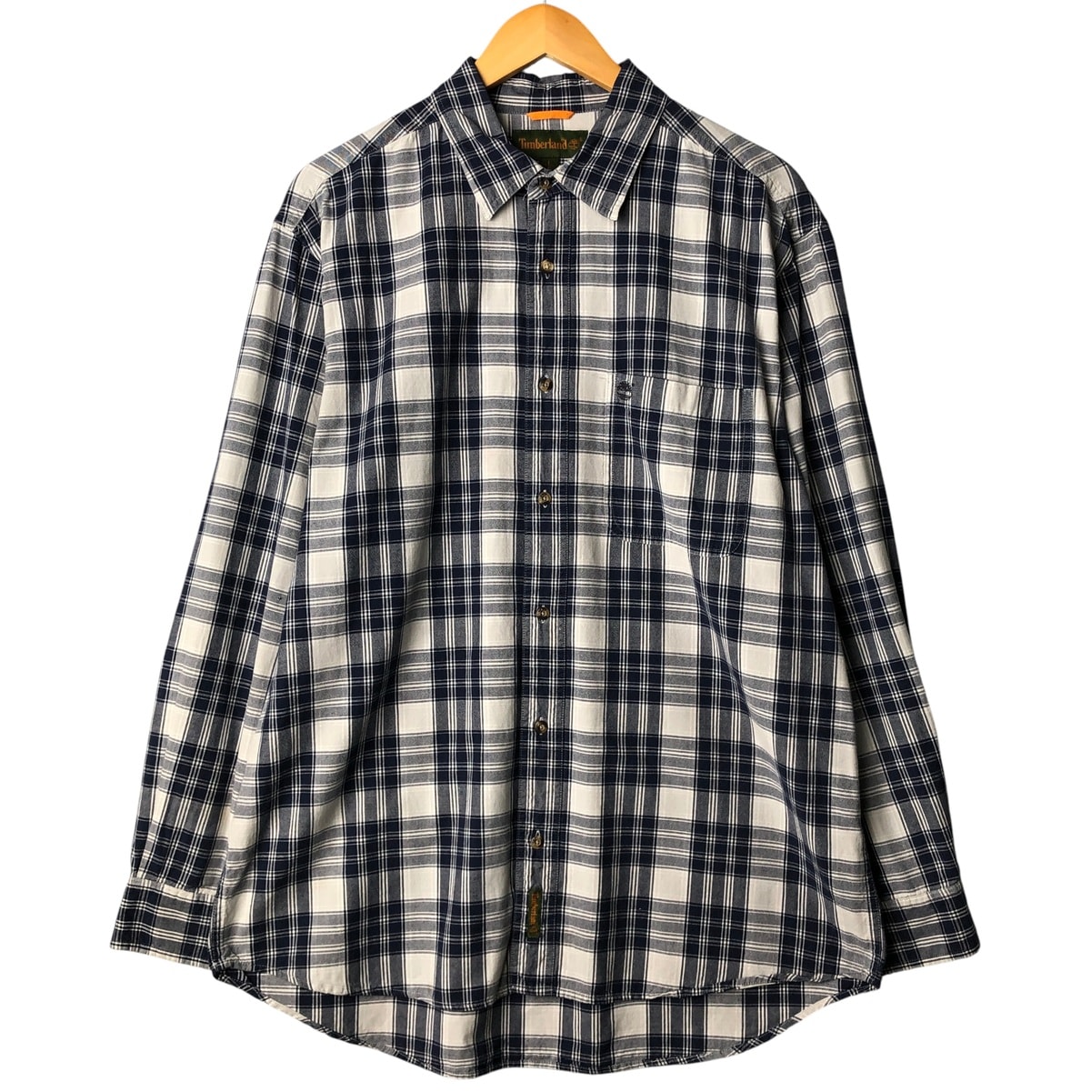 古着 90~00年代 ティンバーランド Timberland 長袖 コットンチェックシャツ メンズL相当/eaa589064
