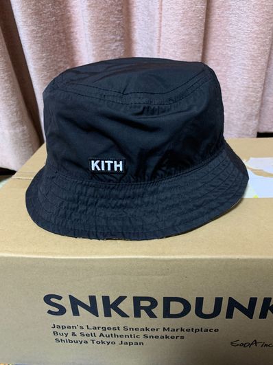 Kith Deconstructed Bandana Bucket Hat "Black"
