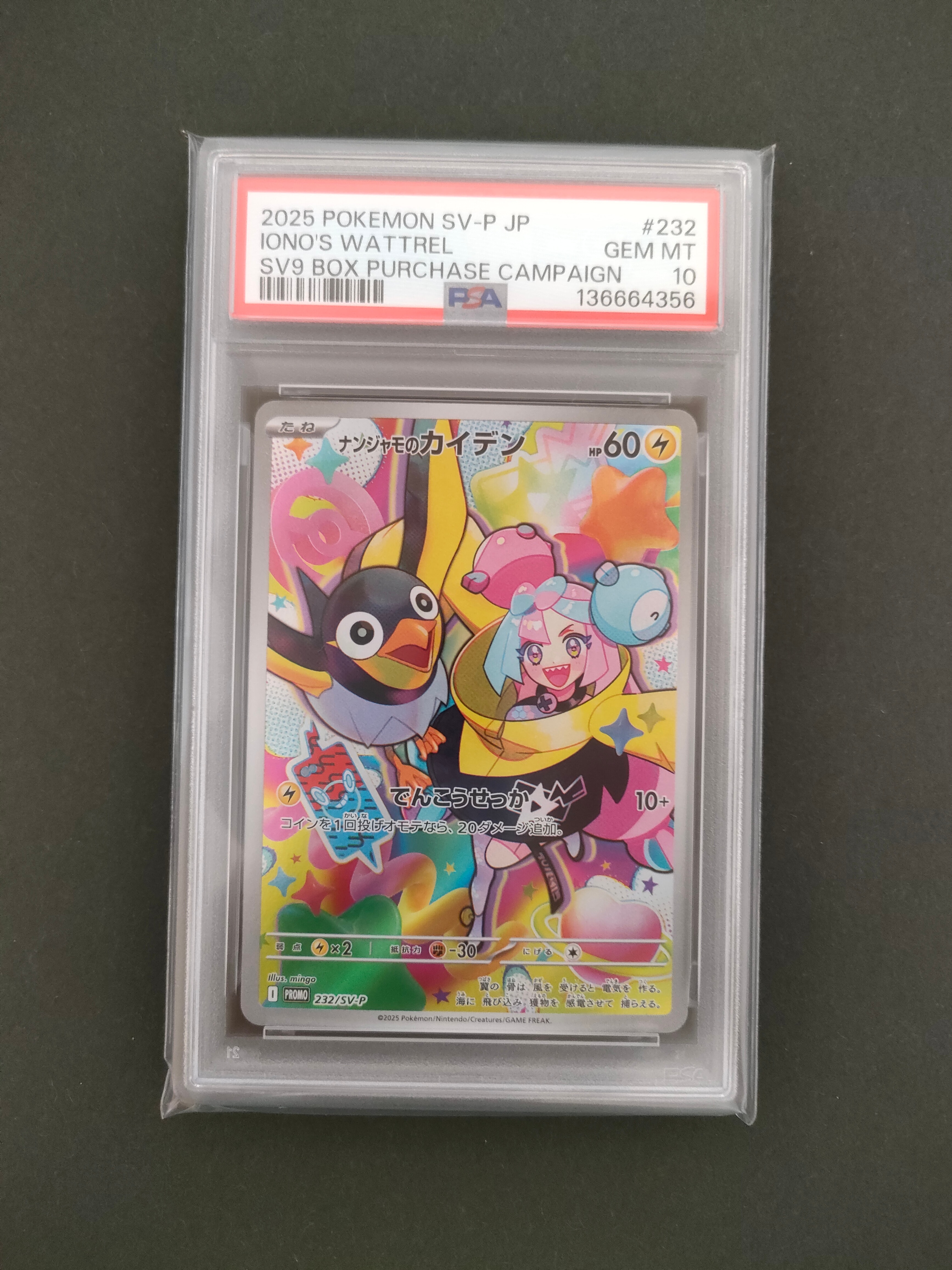 ナンジャモのカイデン P [SV-P 232](プロモーションカード「拡張パック バトルパートナーズ Box購入キャンペーン」)