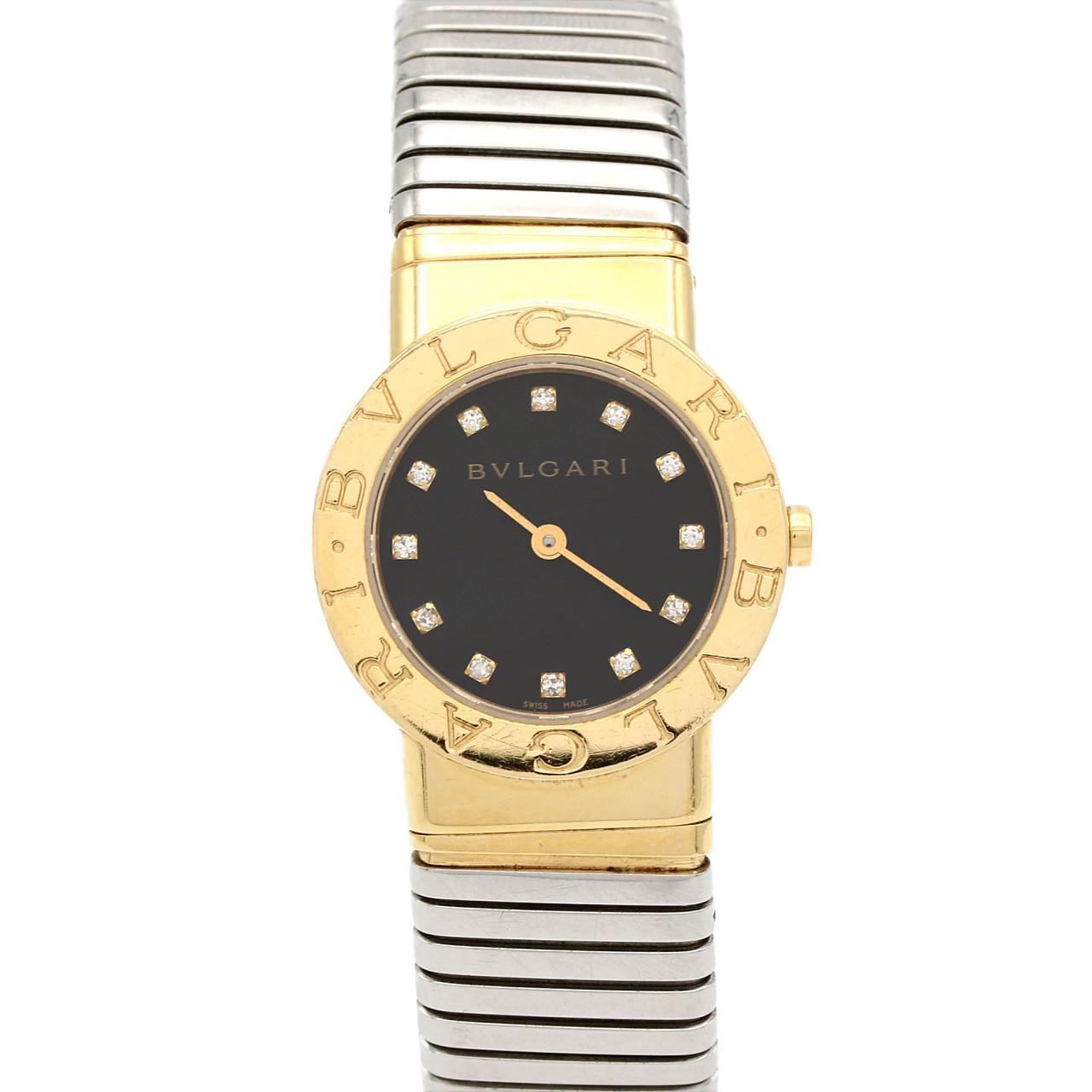 【ノーメンテナンス還元価格】ブルガリ ブルガリブルガリ・トゥボガス YG・12P Lサイズ BB262TG/BB262TSY/12.2 YG クォーツ