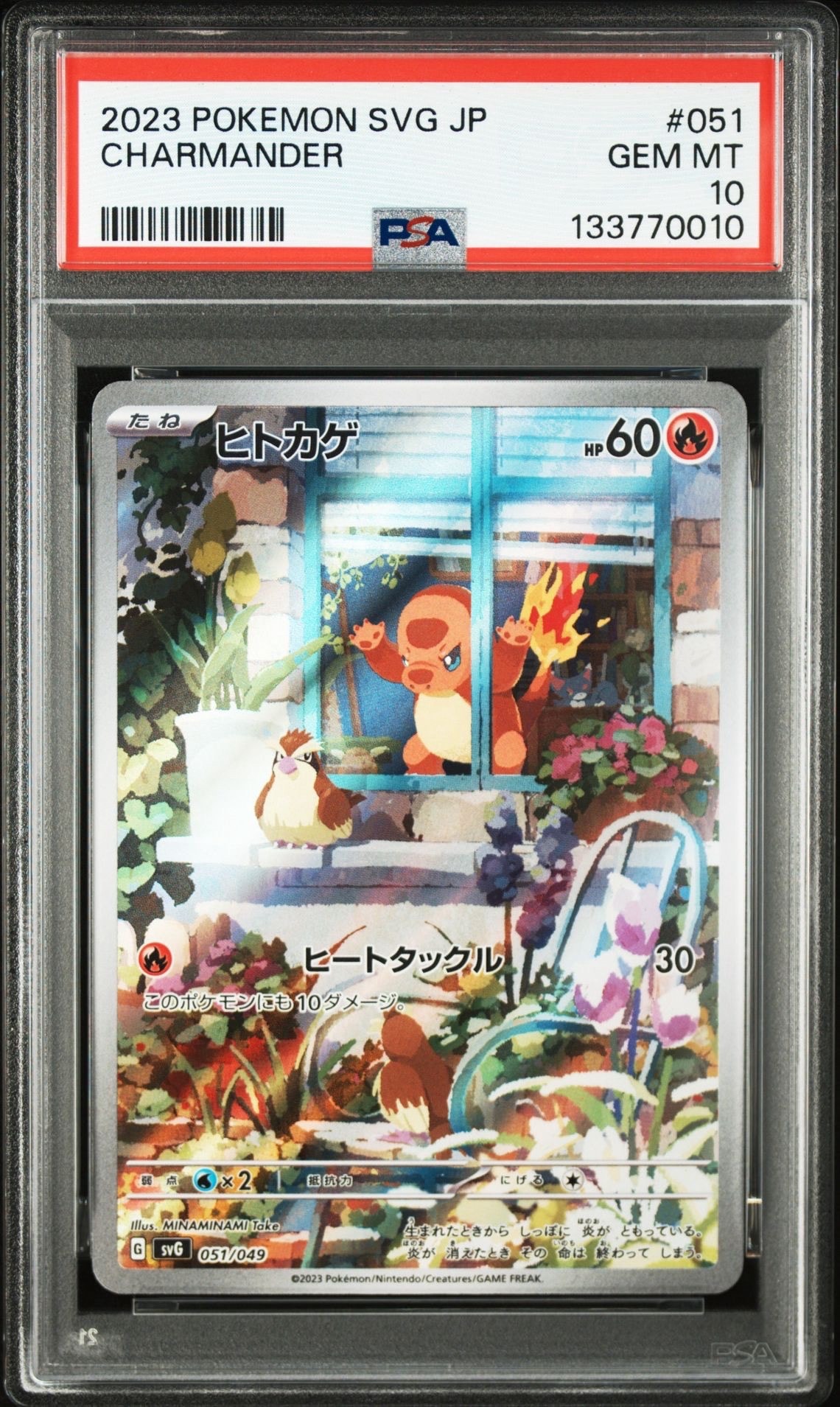 ヒトカゲ :フルイラスト [SVG 051/049](スペシャルデッキセットex「フシギバナ・リザードン・カメックス」)