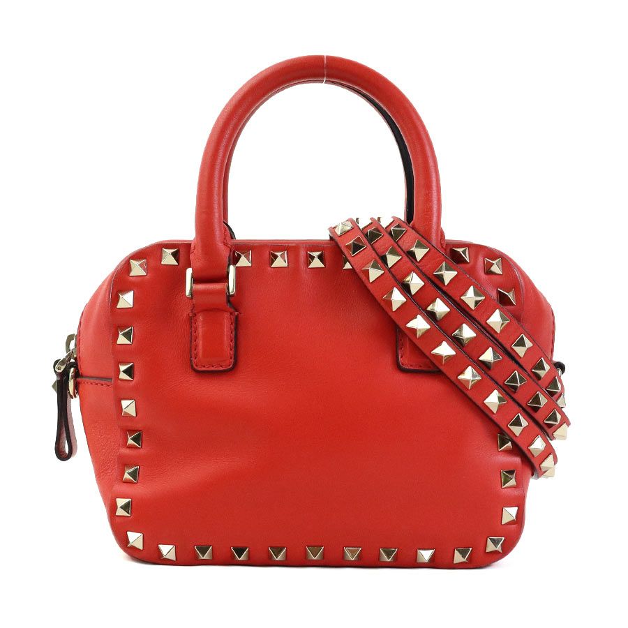 極美品✨ヴァレンティノガラヴァーニ ショルダーバッグ レザー レッド ヴァレンティノ ガラヴァーニ Valentino Garavani ショルダー