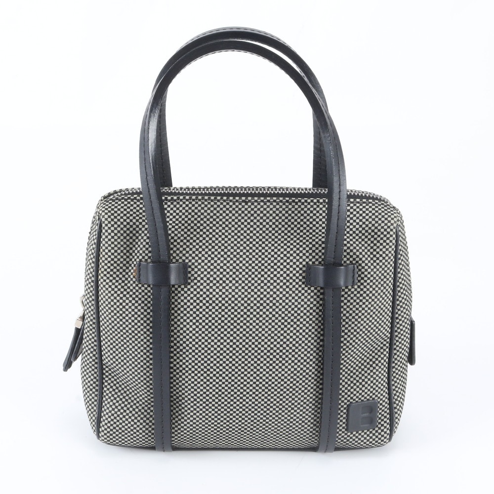 ■美品 バリー ハンドバッグ レザー×キャンバス