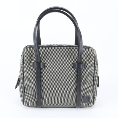 ■美品 バリー ハンドバッグ レザー×キャンバス