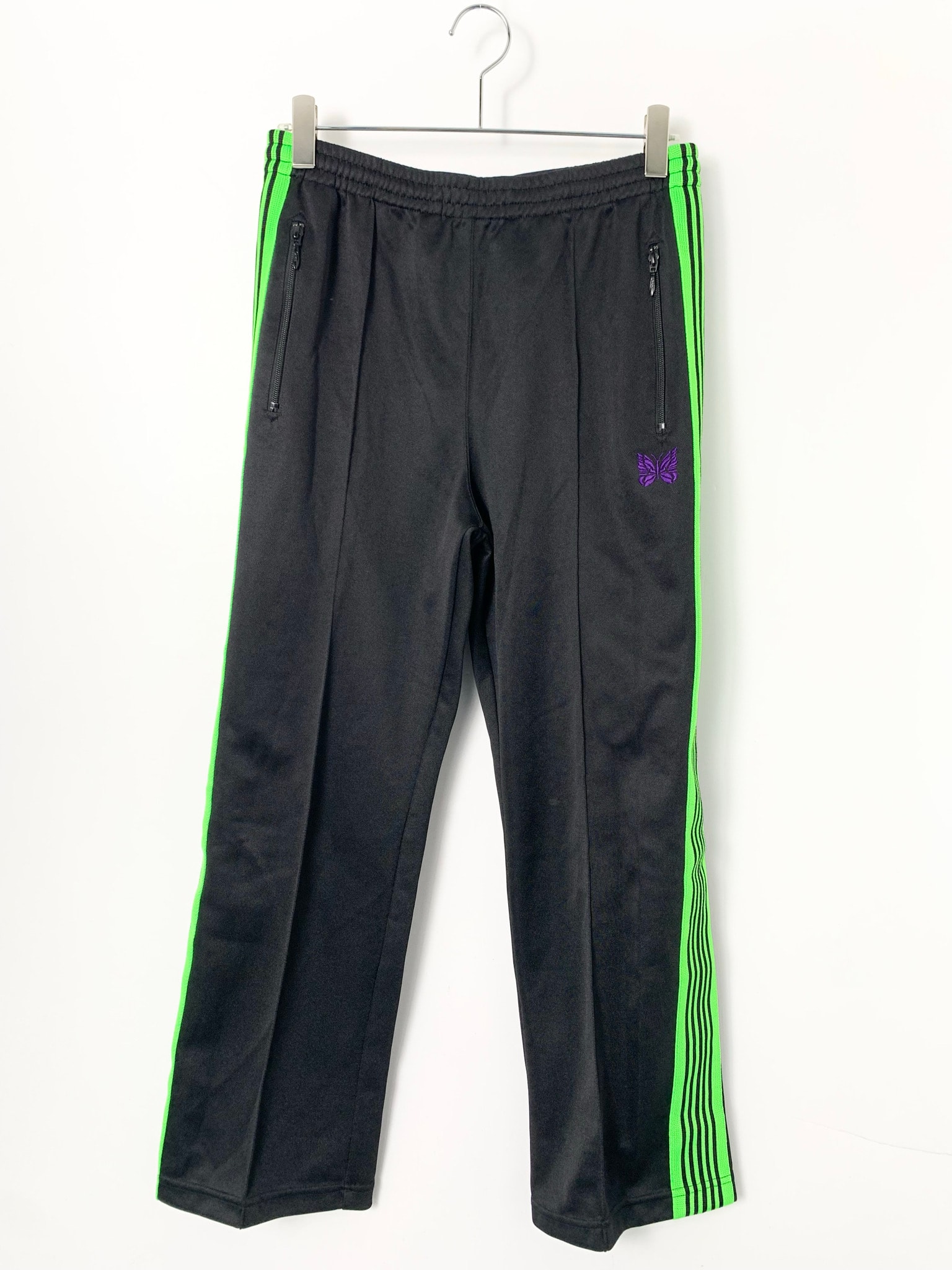 NEEDLES STUDIOUS Narrow Track Pants "Black"