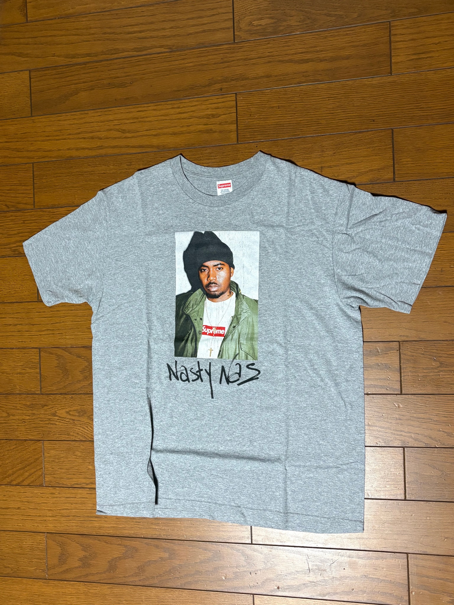 Supreme Nas Tee "Grey"