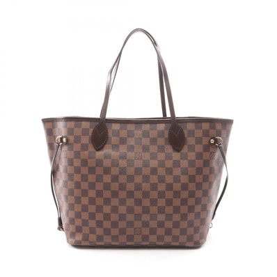 ルイ・ヴィトン LOUIS VUITTON ネヴァーフルMM ダミエエベヌ トートバッグ バッグ PVCコーティングキャンバス レザー ダミエ エベヌ レディース ブラウン系 N51105 【中古】