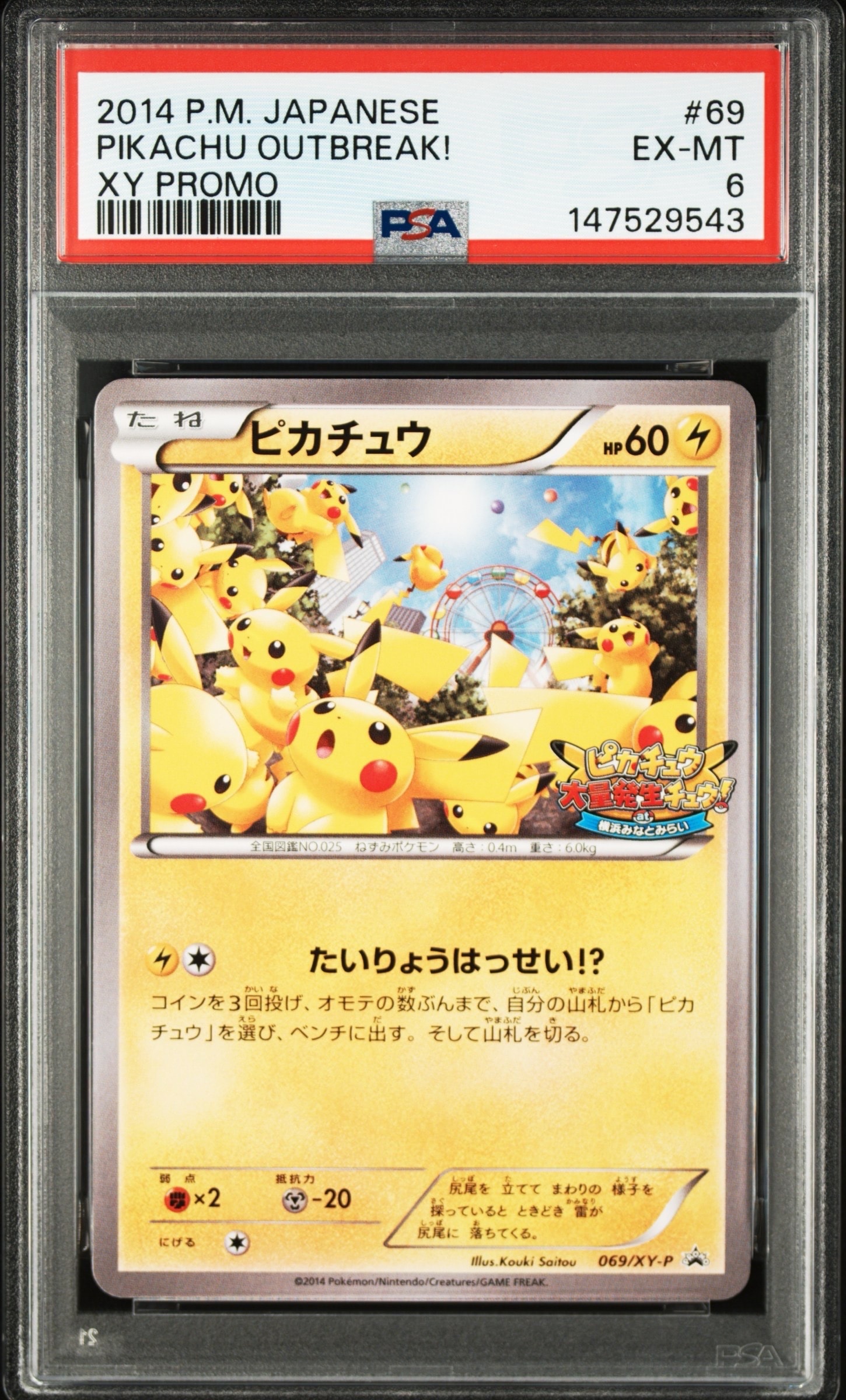 ピカチュウ: プロモ[XY-P 069/XY-P](プロモーションカード「XY-P」)の