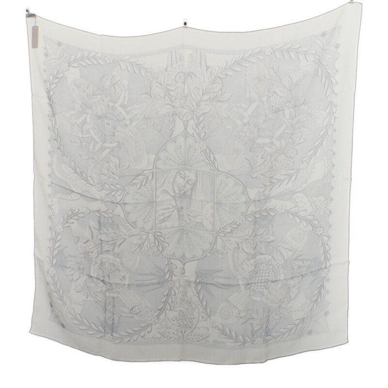 B (目立った傷や汚れなし)】エルメス HERMES カレ90 Les chants du