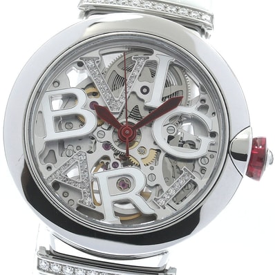 ★箱・保 ブルガリ ルチェア LU33S 自動巻き レディース 【中古】