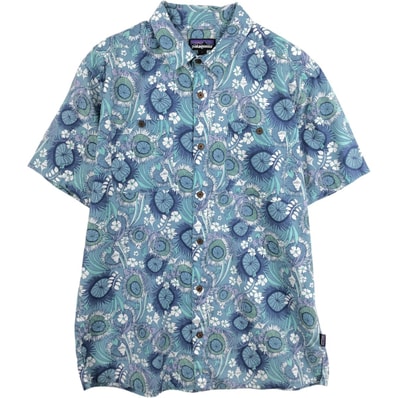 古着 パタゴニア Patagonia バック ステップ シャツ 53139SP22 総柄 ハワイアンアロハシャツ ボックスシャツ メンズL相当/eaa665242