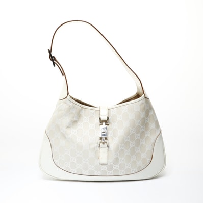 グッチ GUCCI GGキャンバス ワンショルダー ジャッキー ショルダーバッグ【中古】