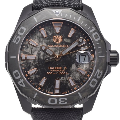 タグホイヤー TAG HEUER WBD218A-0 アクアレーサー 限定750本 カーボン 自動巻き メンズ 美品 箱・保証書付き 腕時計 I#148061