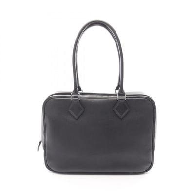エルメス HERMES プリュム28 ハンドバッグ バッグ レザー カーフ(牛革) ヴォースイフト ヴォースイフト K刻印(2025年製造) レディース ブラック系 【中古】