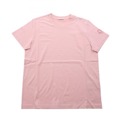 モンクレール MONCLER Tシャツ 半袖Tシャツ 衣料品 トップス コットン レディース ピンク系 8C0002989AUO51EM 【新品】