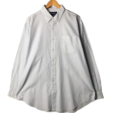 古着 ラルフローレン Ralph Lauren POLO GOLF ポロゴルフ LOFTING 長袖 コットンチェックシャツ メンズXL相当/eaa575406
