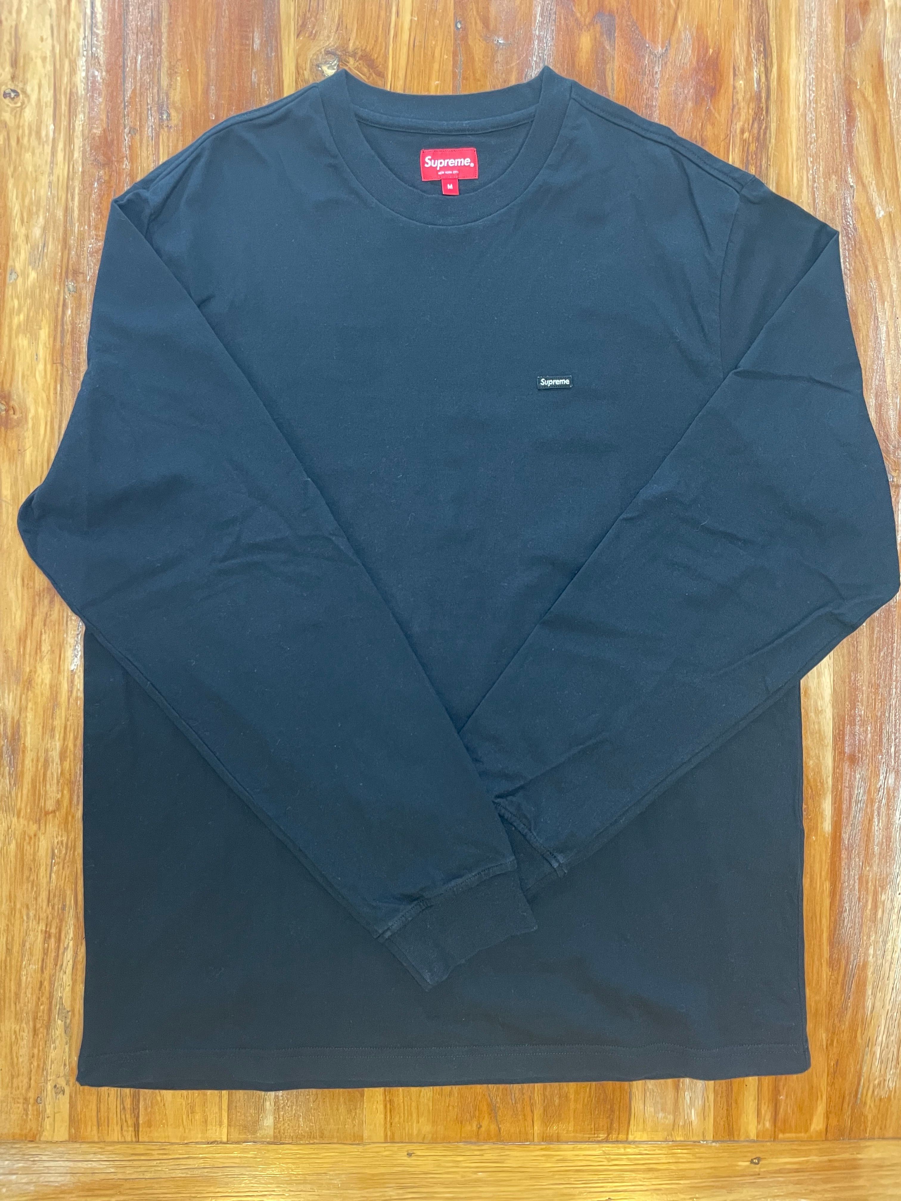 Supreme Small Box L/S Tee "Black"(22FW)