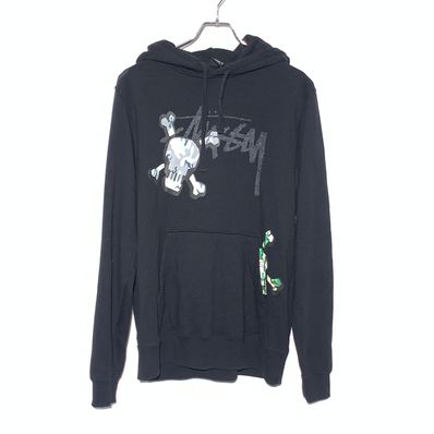 Stussy Skull Stock Logo Hoodie