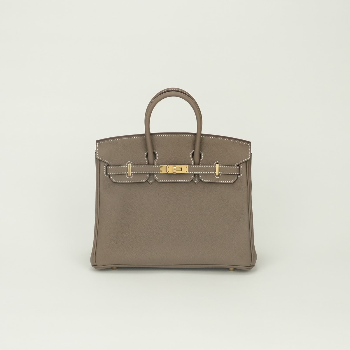 エルメス HERMES バーキン25 バーキン 25 バッグ トートバッグ トゴ エトゥープ Etoupe グレー Gray ゴールド金具 ハンドバッグ