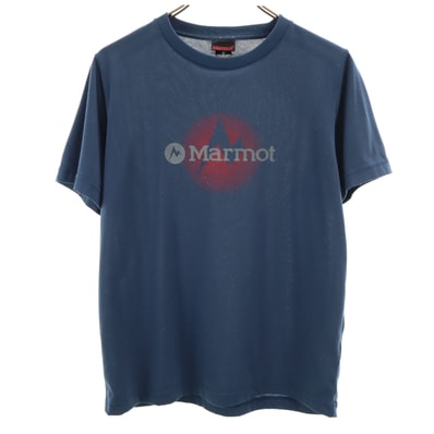 MARMOT マーモット 半袖 Tシャツ M ネイビー アウトドア