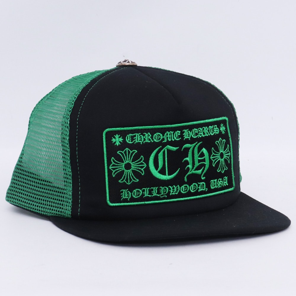 Chrome Hearts Trucker Cap CH "Black/Green"