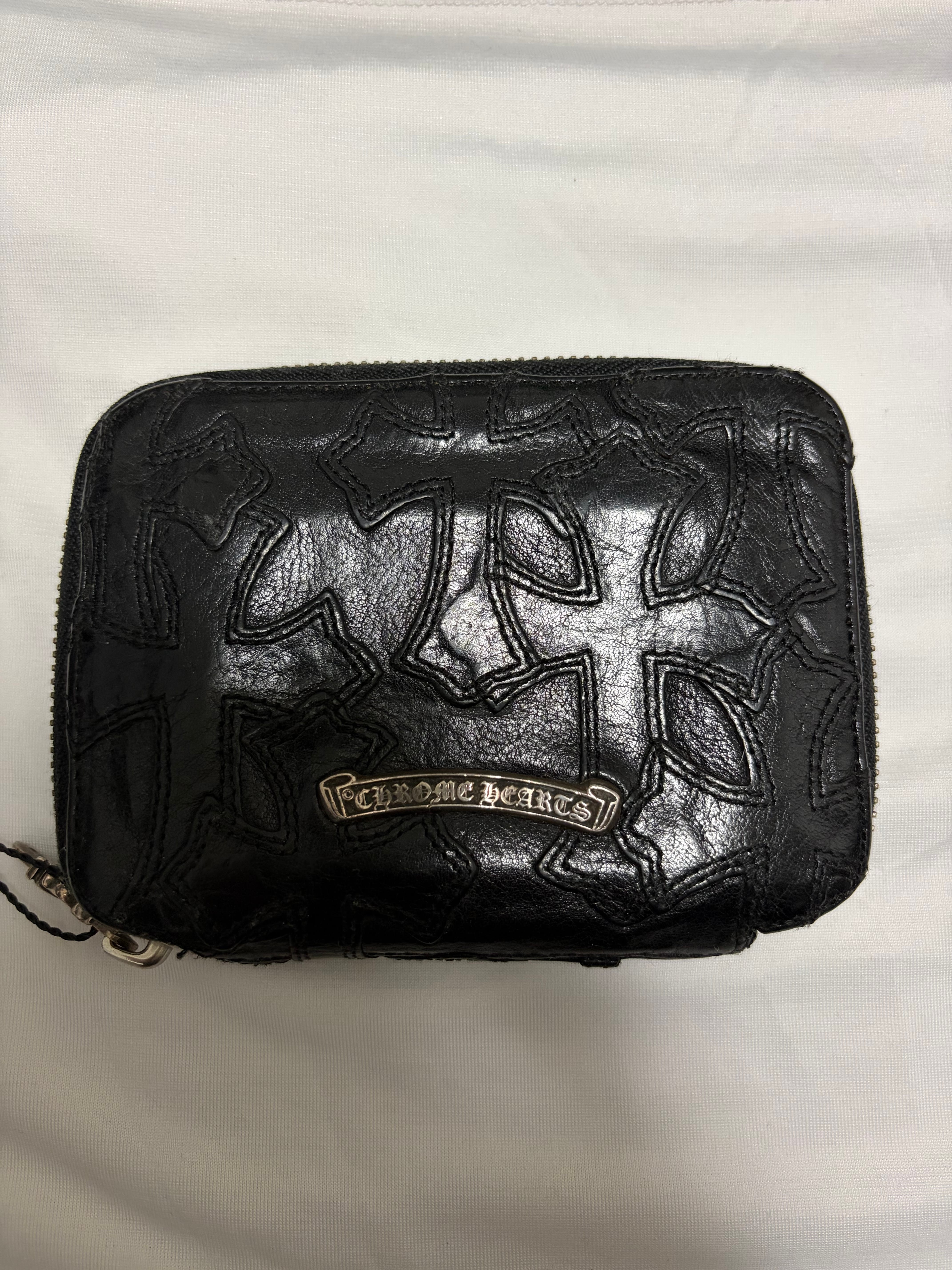 Chrome Hearts Vancel Wallet W / Semetary "Black"