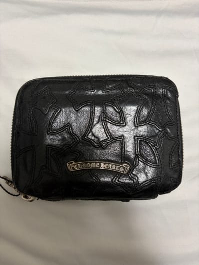 Chrome Hearts Vancel Wallet W / Semetary "Black"
